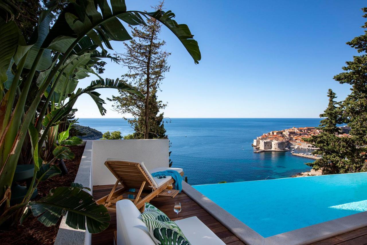 Villa T Dubrovnik - Wellness And Spa Luxury Villa With Spectacular Old Town View Eksteriør bilde