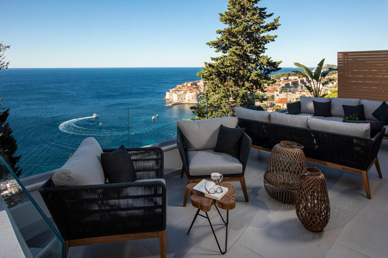 Villa T Dubrovnik - Wellness And Spa Luxury Villa With Spectacular Old Town View Eksteriør bilde