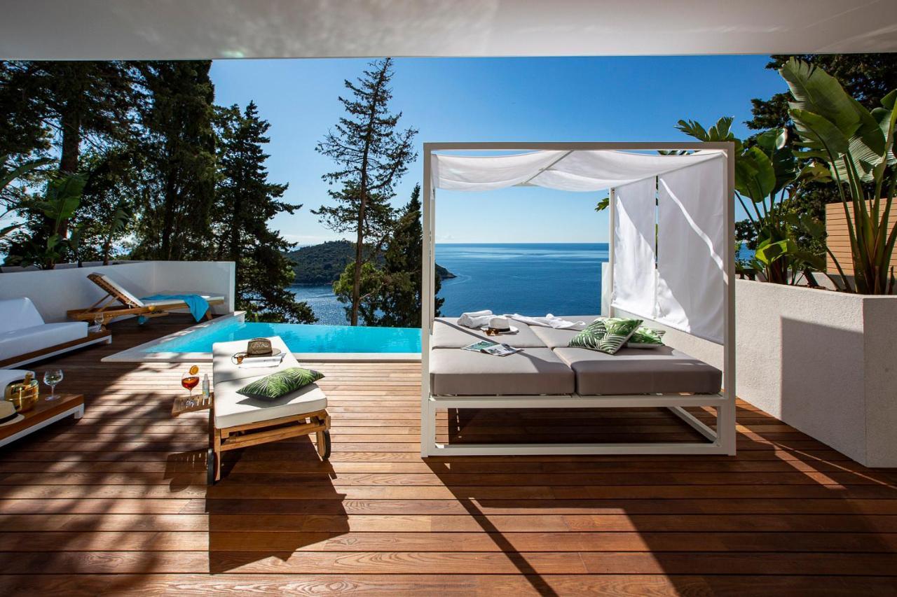 Villa T Dubrovnik - Wellness And Spa Luxury Villa With Spectacular Old Town View Eksteriør bilde