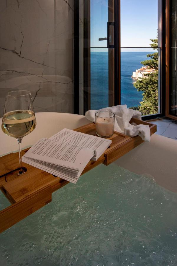 Villa T Dubrovnik - Wellness And Spa Luxury Villa With Spectacular Old Town View Eksteriør bilde